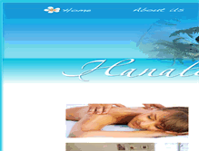 Tablet Screenshot of hanaleibaymassage.com